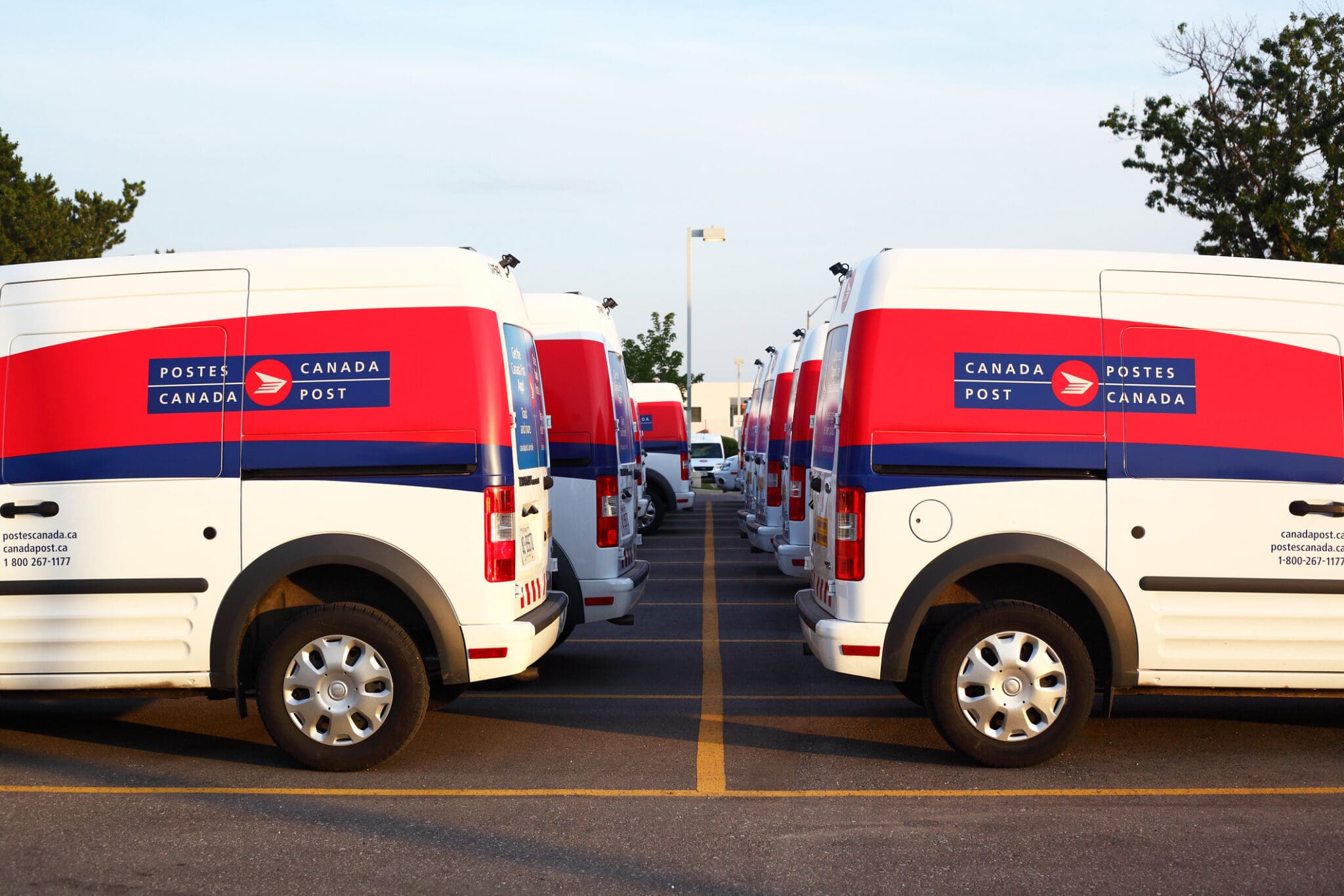 Canada Post fleet vehicles serviced by POCO NAPA AUTOPRO